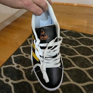 Unique Def Leppard sneakers.